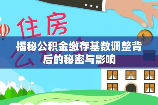 海兴揭秘公积金缴存基数调整背后的秘密与影响
