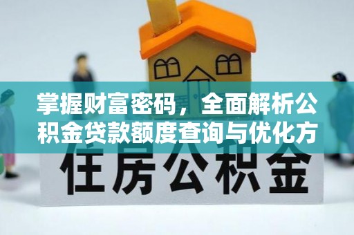 海兴掌握财富密码，全面解析公积金贷款额度查询与优化方案